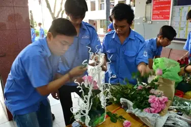 Hội Thi Cắm Hoa Chào Mừng Ngày 20 11