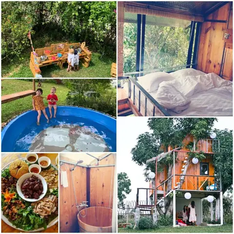 Okia Treehouse | Homestay Hà Nội Có Bể Bơi