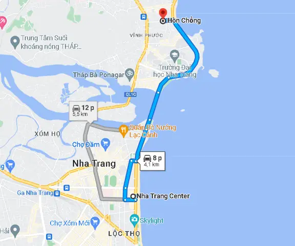 Cách Đi Hòn Chồng Hòn Vợ Nha Trang