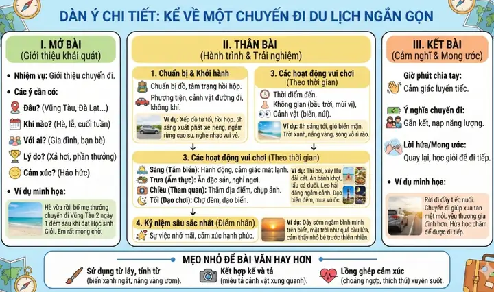 Bạn Đang Tìm Một Bài Văn Kể Về Chuyến Đi Du Lịch Ngắn Gọn Để Tham Khảo Và Hoàn Thành Bài Tập Tập Làm Văn? Bài Viết Dưới Đâyavakidssẽ Mang Đến Gợi Ý Nội Dung Đơn Giản, Rõ Ràng Và Dễ Hiểu, Giúp Các Em Biết Cách Kể Lại Hành Trình, Những Trải Nghiệm Đáng Nhớ Và Cảm Xúc Của Mình Trong Chuyến Đi. Bạn Đang Tìm Một Bài Văn Kể Về Chuyến Đi Du Lịch Ngắn Gọn Để Tham Khảo Và Hoàn Thành Bài Tập Tập Làm Văn? Bài Viết Dưới Đâyavakidssẽ Mang Đến Gợi Ý Nội Dung Đơn Giản, Rõ Ràng Và Dễ Hiểu, Giúp Các Em Biết Cách Kể Lại Hành Trình, Những Trải Nghiệm Đáng Nhớ Và Cảm Xúc Của Mình Trong Chuyến Đi.