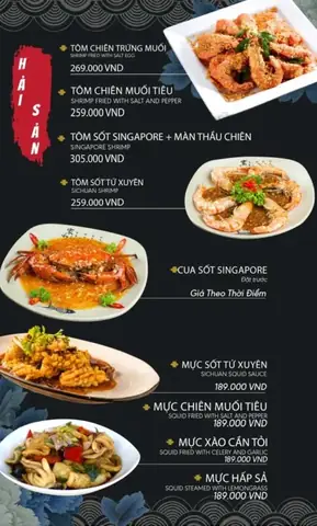 Menu Kiều Hoa Quán: Phân Tích Thực Đơn Và Trải Nghiệm Ẩm Thực Trung Hoa 5 Sao Giá 1 Sao