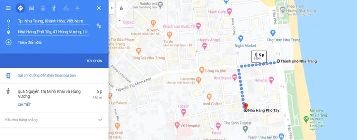 Cách Di Chuyển Đến Khu Phố Tây Nha Trang