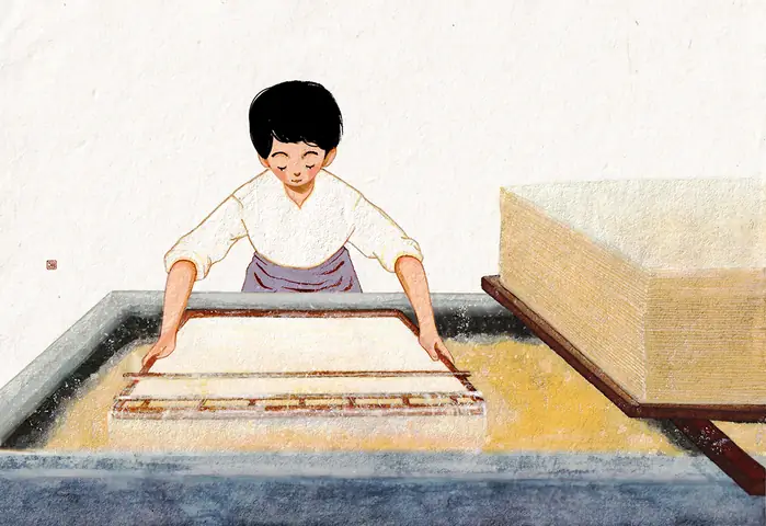 Giấy Dó Ở Làng Đống Cao, Bắc Ninh - Di Sản Số