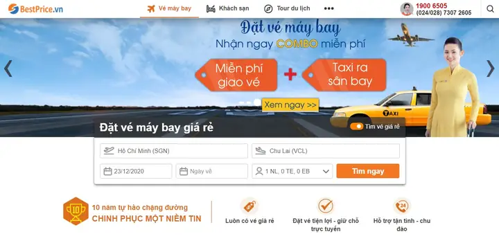 Cách Book Lịch Bay Chu Lai Giá Rẻ Nhất