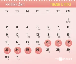 Nghỉ Tết Âm Lịch 2023 Từ 29 Tháng Chạp - Vin-bhxh.vn