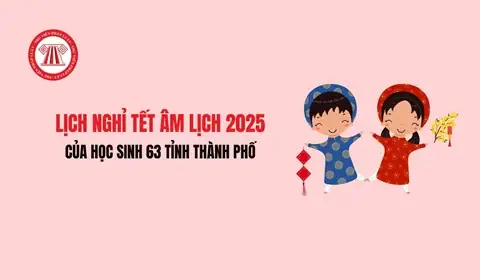 Lịch Nghỉ Tết Âm Lịch 2025 (tết Ất Tỵ) Của Học Sinh 63 Tỉnh Thành