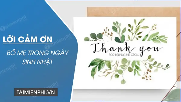 Lời Cảm Ơn Bố Mẹ Trong Ngày Sinh Nhật Đơn Giản Mà Hay Lời Cảm Ơn Bố Mẹ Trong Ngày Sinh Nhật Đơn Giản Mà Hay