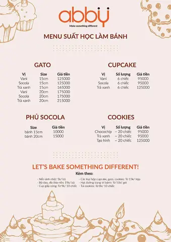Lớp Học Làm Bánh Giá Rẻ Tại Hà Nội - Chỉ Có Tại Abby Lớp Học Làm Bánh Giá Rẻ Tại Hà Nội - Chỉ Có Tại Abby