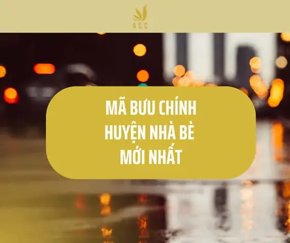 Mã Bưu Chính Huyện Nhà Bè Mới Nhất Mã Bưu Chính Huyện Nhà Bè Mới Nhất