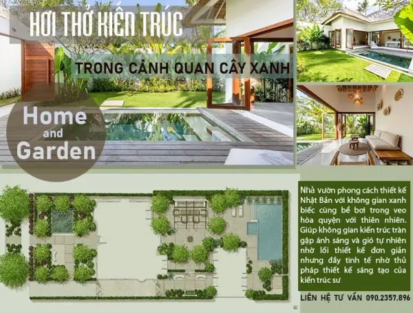 Bố Cục Sắp Xếp Cảnh Quan Cây Xanh Trong Thiết Kế Nhà Đẹp Đà Lạt