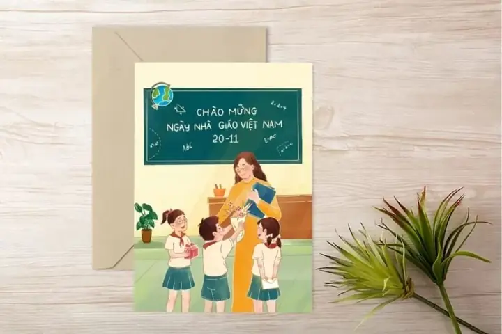 Thiệp Chúc Mừng 20/11 Thiết Kế Độc Quyền