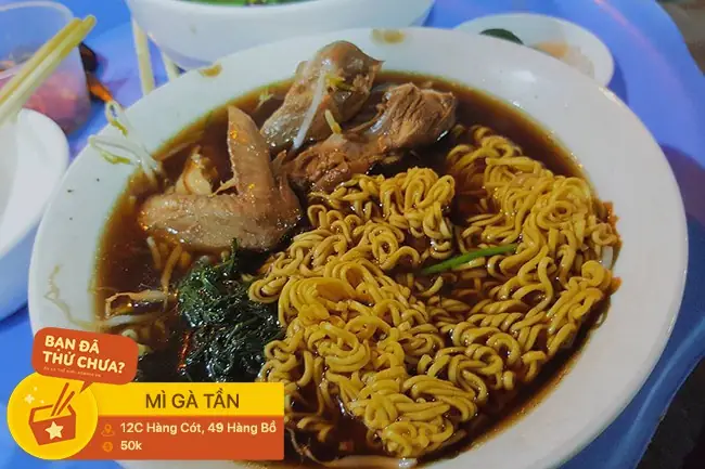 Mì Gà Tần 49 Hàng Bồ: Địa Chỉ Quen Thuộc Của Người Sành Ăn