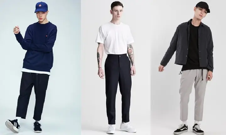 Quần Baggy Phối Với Áo Thun Cho Nam Giới Quần Baggy Phối Với Áo Thun Cho Nam Giới