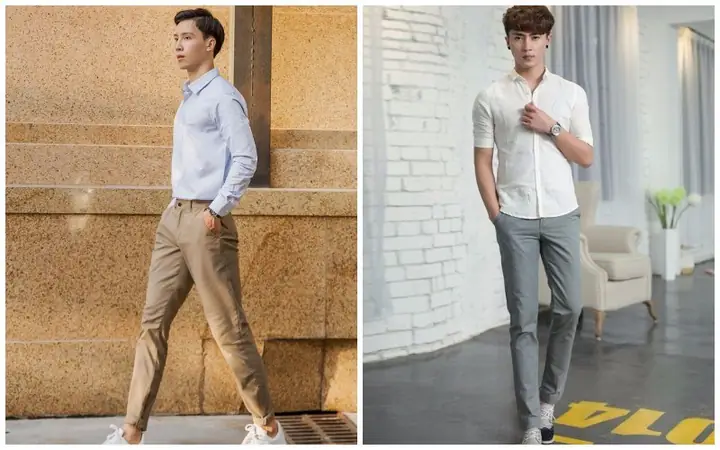 Áo Sơ Mi Phối Quần Kaki Khi Mix Đồ Đi Du Lịch Đà Nẵng Áo Sơ Mi Phối Quần Kaki Khi Mix Đồ Đi Du Lịch Đà Nẵng