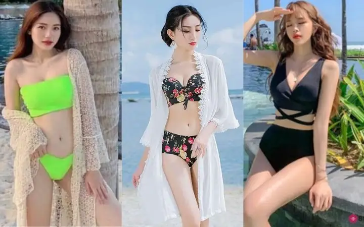 Áo Lưới Len Kết Hợp Bikini Đi Biển Đà Nẵng Áo Lưới Len Kết Hợp Bikini Đi Biển Đà Nẵng
