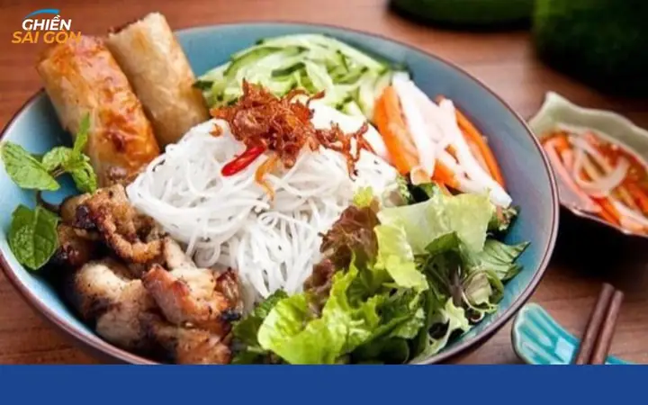Bún Thịt Nướng – Một Trong Các Món Ăn Sáng Ngon Sài Gòn