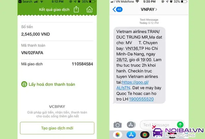 Mua Vé Máy Bay Điện Tử