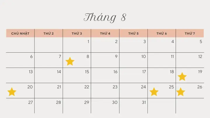 1ngày Lễ Kỷ Niệm Việt Nam Trong Tháng 8 1ngày Lễ Kỷ Niệm Việt Nam Trong Tháng 8
