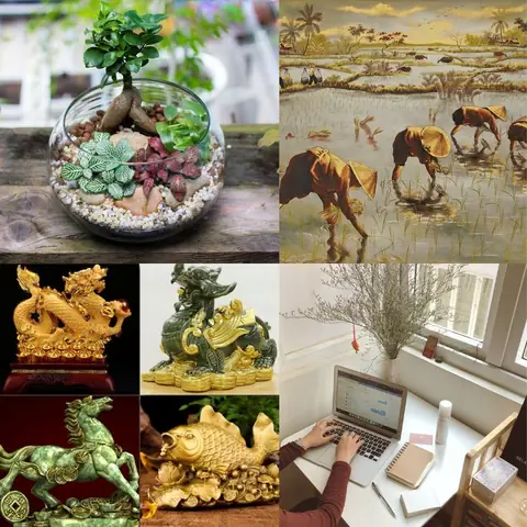 Các Vật Phẩm Trang Trí Bàn Làm Việc