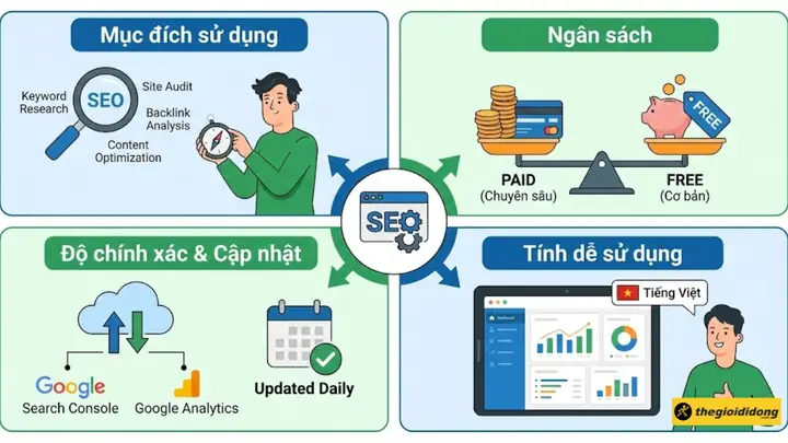 Tiêu Chí Lựa Chọn Phần Mềm Seo Phù Hợp Tiêu Chí Lựa Chọn Phần Mềm Seo Phù Hợp