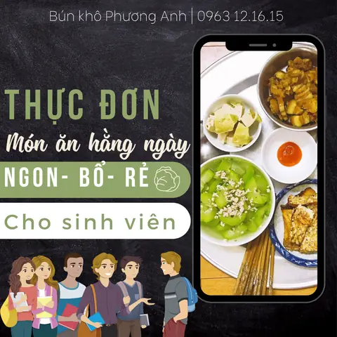 Thực Đơn Món Ăn Hằng Ngày Ngon-bổ-rẻ Cho Sinh Viên