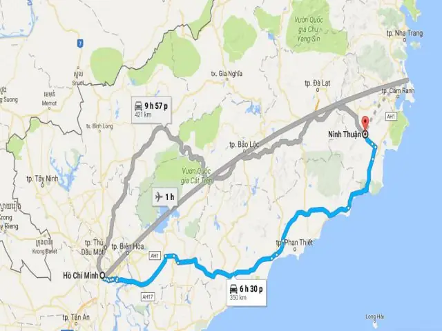 Từ Tphcm Đi Ninh Thuận Bao Nhiêu Km?