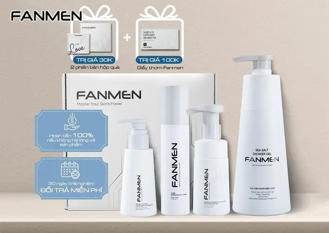 Bộ Mỹ Phẩm Chăm Sóc Da Và Cơ Thể Dành Riêng Cho Nam Giới