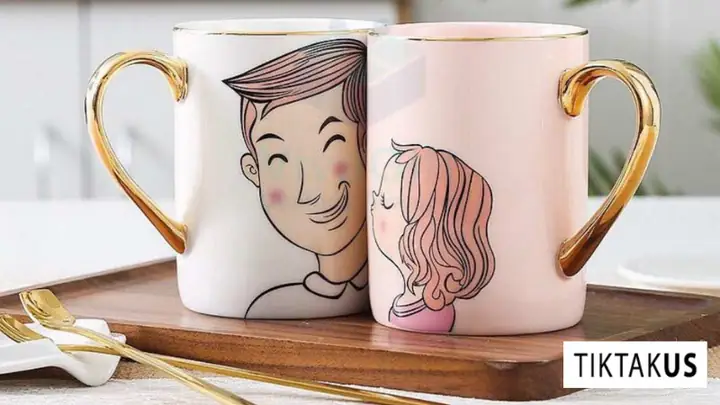 Ly Sứ Đôi Dễ Thương: Cùng Nhau Thưởng Thức Những Phút Giây Ngọt Ngào Ly Sứ Đôi Dễ Thương: Cùng Nhau Thưởng Thức Những Phút Giây Ngọt Ngào