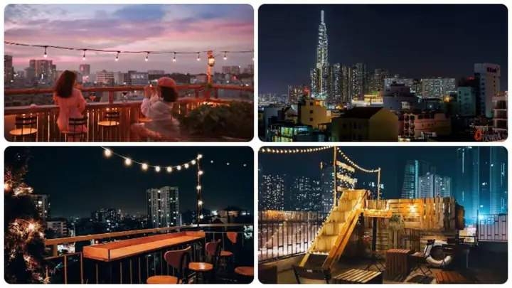 Top 15 Quán Rooftop Sài Gòn View Cực Đỉnh, Chill Hết Nấc | Xanh Sm