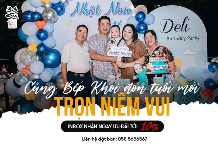Ưu Đãi Khi Tiệc Sinh Nhật Tại Nhà Hàng Bếp Khói