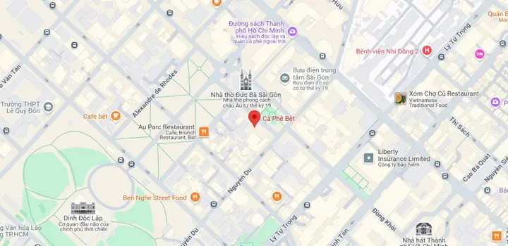 Cà Phê Bệt Nhà Thờ Đức Bà Sài Gòn Cà Phê Bệt Nhà Thờ Đức Bà Sài Gòn