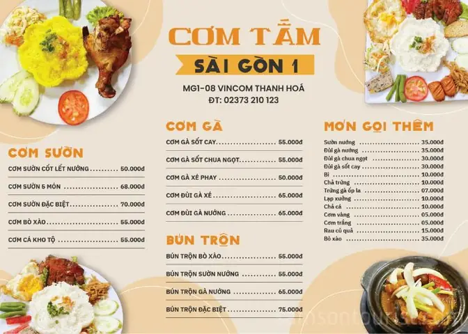 Cơm Tấm Sài Gòn 1 – Vincom Thanh Hoá