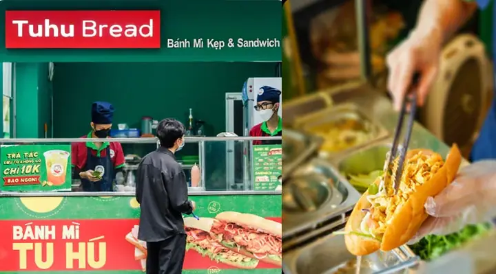 Chuỗi Quán Bánh Mì Ngon Ở Hà Nội Tuhu Bread