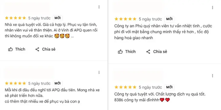 Đánh Giá Về Nhà Xe An Phú Quý Và Phản Hồi Từ Khách Hàng