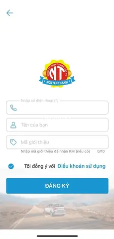 Tạo Tài Khoản Và Đăng Nhập Trên Ứng Dụng Taxi Nguyễn Thành