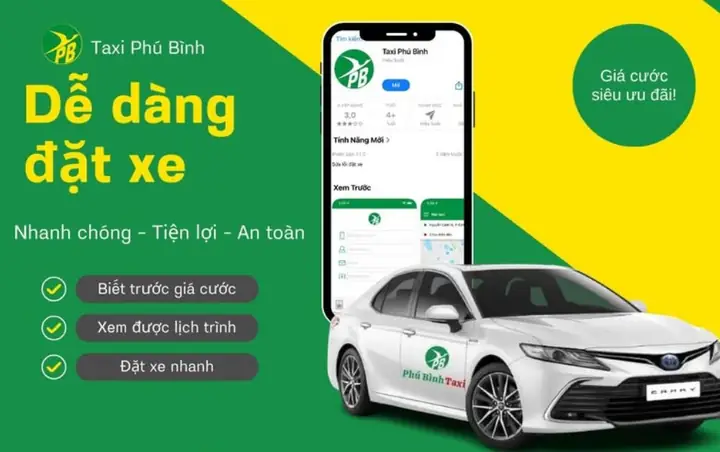 Hình Thức Thanh Toán Dịch Vụ Taxi Phú Bình Cẩm Phả