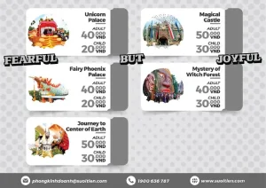 Bảng Giá Lẻ | Công Viên Văn Hóa Suối Tiên | Suoi Tien Theme Park