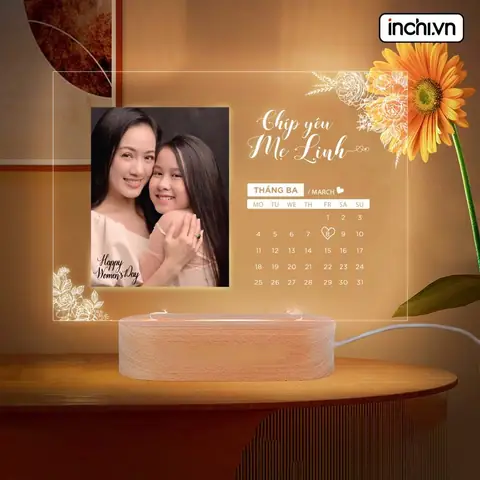 Đèn Mica In Hình Và Lời Chúc Đến Mẹ Đèn Mica In Hình Và Lời Chúc Đến Mẹ