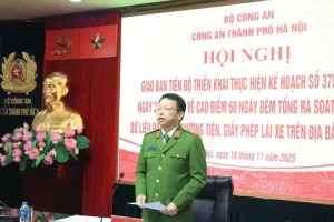 Công An Thành Phố Hà Nội Tổ Chức Giao Ban Tiến Độ Triển Khai Thực ...