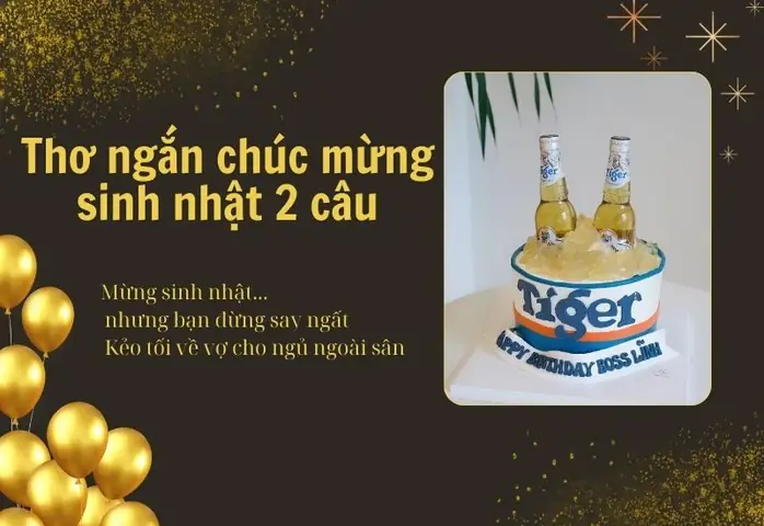 Tập Thơ Ngắn Chúc Mừng Sinh Nhật 2 Câu