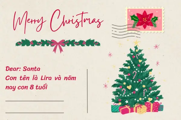 8+ Mẫu Thư Gửi Ông Già Noel Bằng Tiếng Anh Cho Các Bé Nhỏ 8+ Mẫu Thư Gửi Ông Già Noel Bằng Tiếng Anh Cho Các Bé Nhỏ