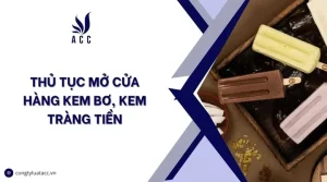 Thủ Tục Mở Cửa Hàng Kem Bơ, Kem Tràng Tiền