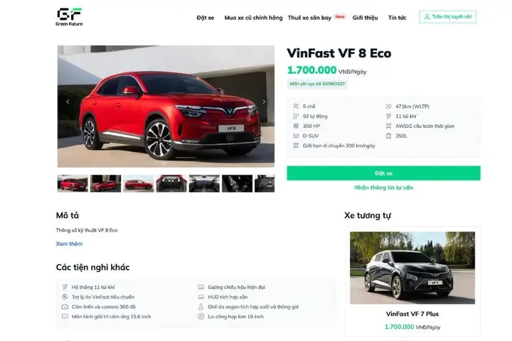 Bước 2: Đặt Xe