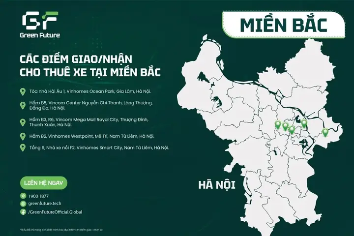 Địa Điểm Nhận Xe Tự Lái Ở Hà Nội