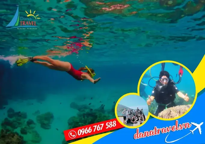 Tour Du Lịch Lặn Biển Cù Lao Chàm Với Lặn Sâu Bằng Bình Khí