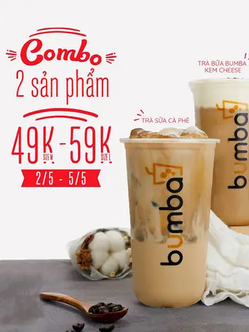 Trà Sữa Bumba Combo 2 Trà Sữa Chỉ Từ 49k Trà Sữa Bumba Combo 2 Trà Sữa Chỉ Từ 49k