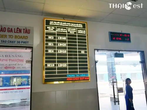 Da Nang To Hue Train Schedule