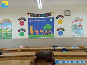 Trang Trí Bảng 20 11 Đơn Giản