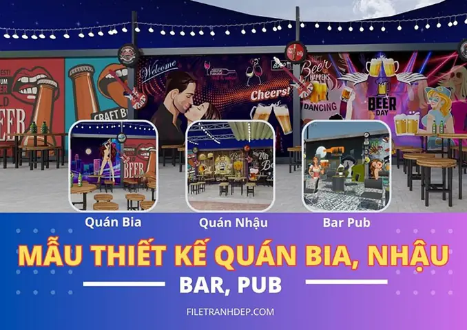 Top 100 Mẫu Thiết Kế Quán Bia, Quán Nhậu Đẹp, Độc, Lạ - Dẫn Đầu ...