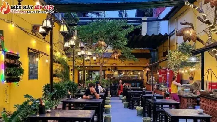 Thiết Kế Quán Bún Phở Với Không Gian Mở